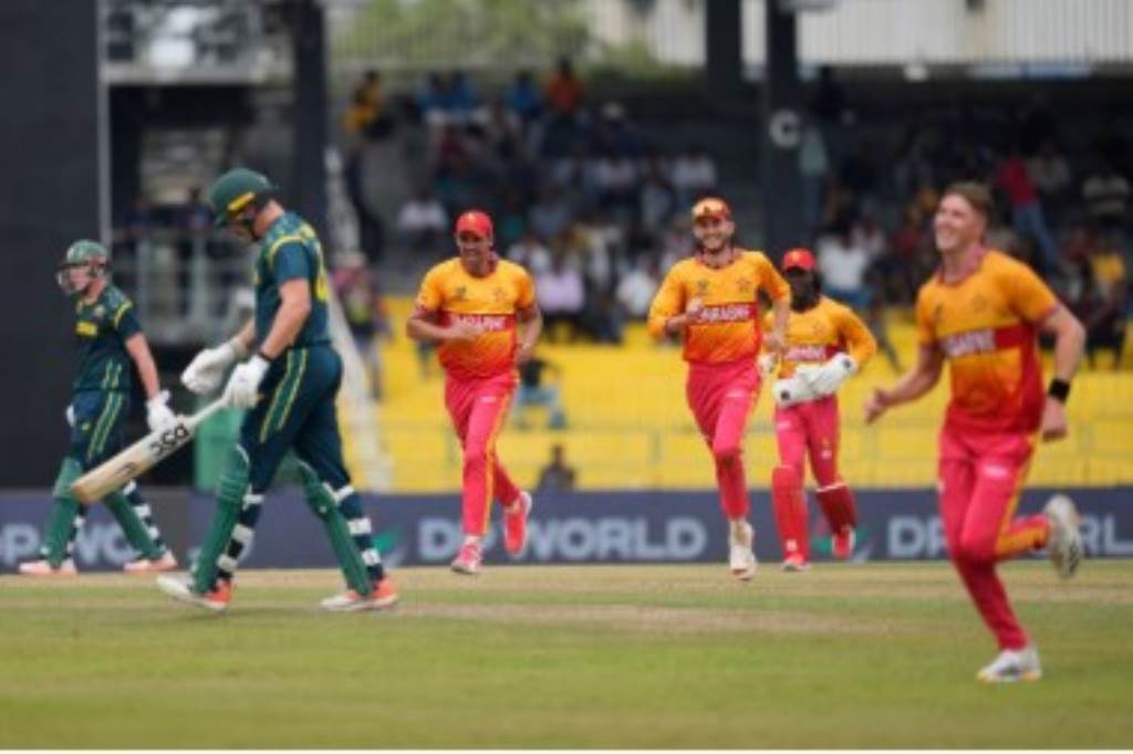 T20 World Cup upset Zimbabwe beat Australia